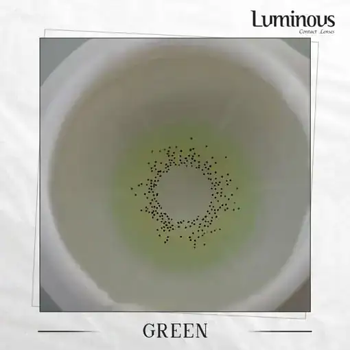 لنز رنگی سبز لومینس گرین - Image 3