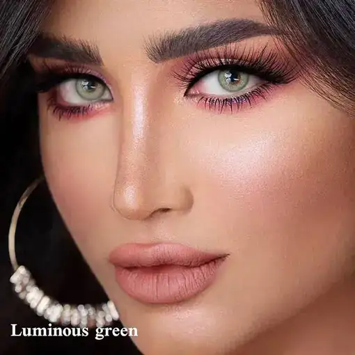 لنز رنگی سبز لومینس گرین - Image 2