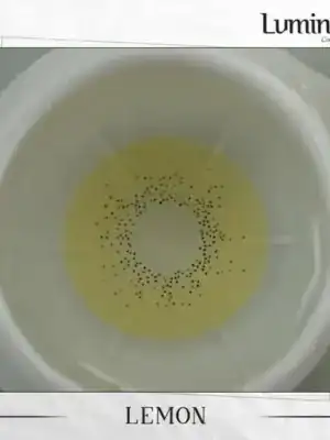 Alternative view of لنز رنگی سبز عسلی لومینس لمون