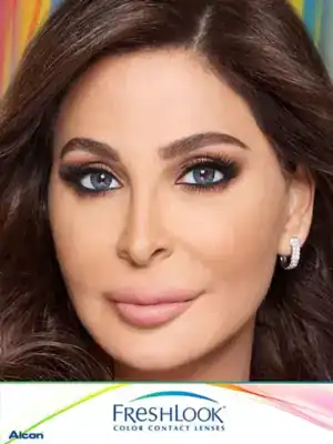 خرید لنز رنگی آبی فرشلوک کالربلندز بلو