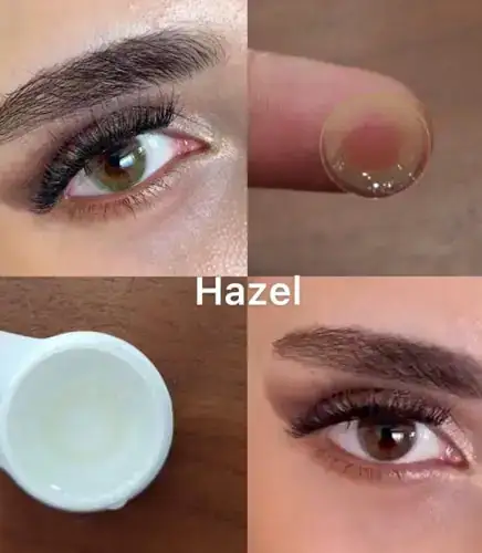 لنز رنگی سبز عسلی هیپنوس هازل - Image 2