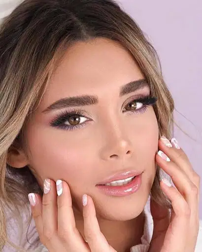 خرید لنز رنگی عسلی لابلا کارامل