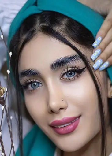 خرید لنز رنگی آبی دهب لومیر بلو