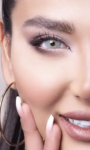 لنز رنگی طوسی سبز اوربان لایر گوق گری - Image 3