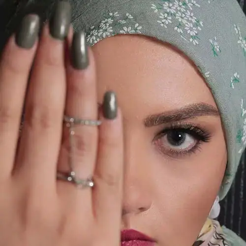 خرید لنز رنگی آبی آرین اسکای بلو تن1