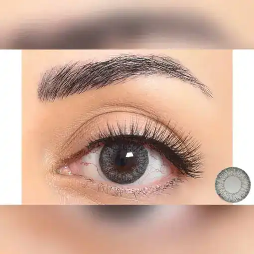 لنز رنگی طوسی فستیوال مورنینگ گری تن 2 - Image 3