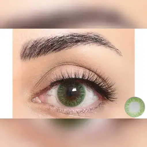 لنز رنگی سبز فستیوال مورنینگ گرین تن 1 - Image 2