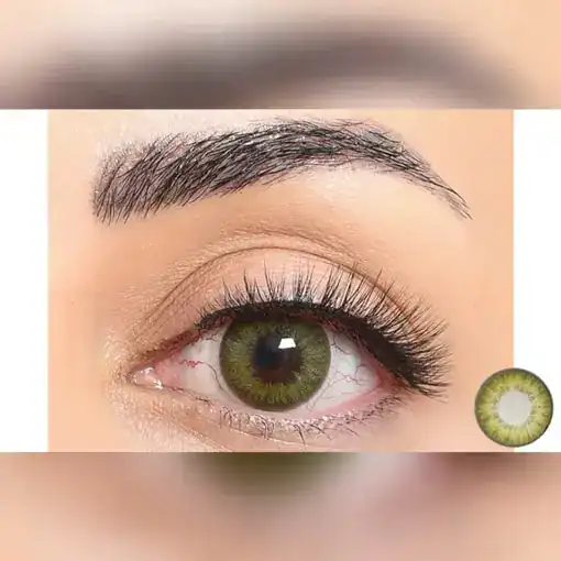 لنز رنگی سبز فستیوال مورنینگ آیس گرین - Image 2