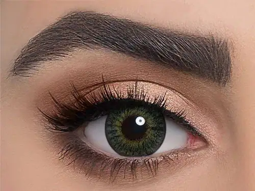لنز رنگی سبز عسلی دهب مدوسا - Image 2