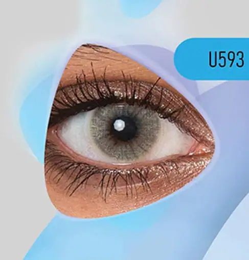 لنز رنگی طوسی کلیر ویژن U593 - Image 2