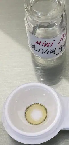 لنز رنگی سبز مینی آوا الیوا گرین - Image 2