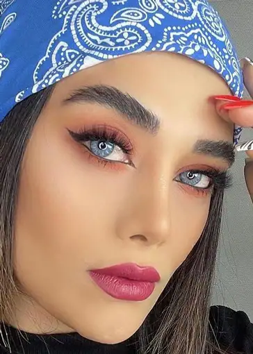 خرید لنز رنگی آبی اف ایکس ارورا آتلانتیس