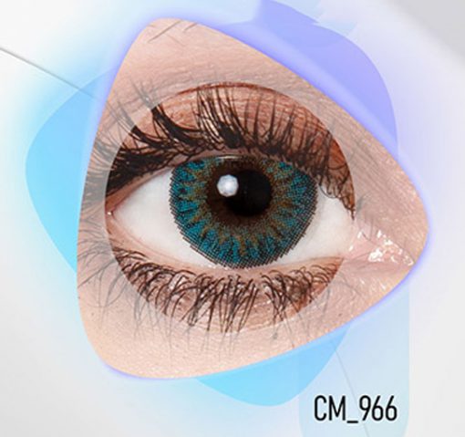 خرید لنز رنگی آبی عسلی کلیر ویژن CM966