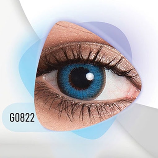 خرید لنز رنگی آبی کلیر ویژن G0822