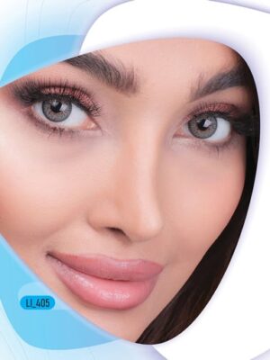 خرید لنز رنگی طوسی عسلی کلیر ویژن LI405