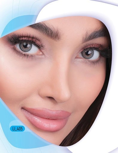 خرید لنز رنگی طوسی عسلی کلیر ویژن LI405