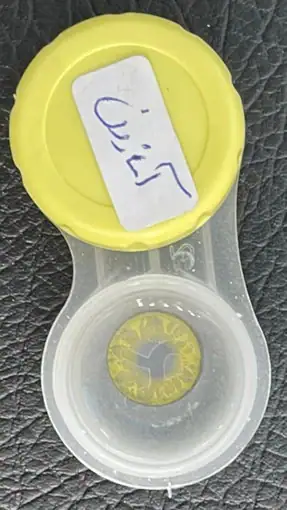 لنز رنگی سبز عسلی آیس کالر آمازون - Image 2