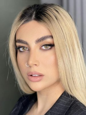 لنز رنگی عسلی آیس کالر ایندیانا