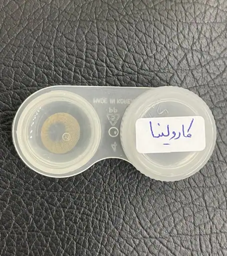 لنز رنگی عسلی آیس کالر کارولینا - Image 2