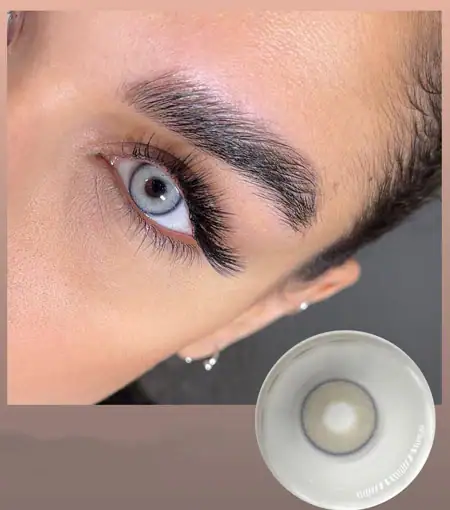 لنز رنگی طوسی یخی سلنا لمیا - Image 2