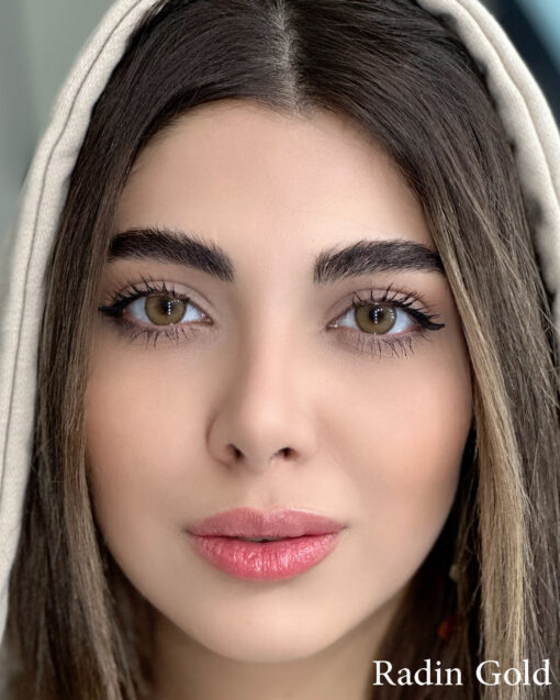 خرید لنز آیس کالر رادین گلد