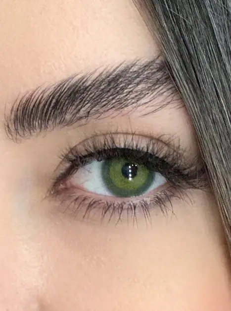 لنز رنگی یونیک وید گرین Unique Weed green - Image 2