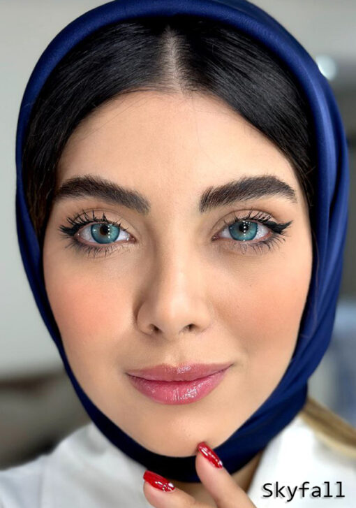 خرید لنز سالانه رنگ اسکای فال یونیک