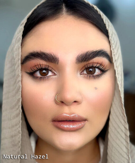 خرید لنز سالانه رنگ نچرال هیزل یونیک