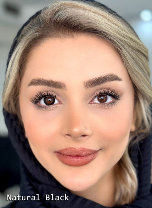 خرید لنز سالانه مشکی نچرال بلک یونیک