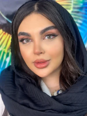 لنز نمرهدار رنگی طوسی عسلی دورمحو ICE COLOR مدل GOLD BLUE