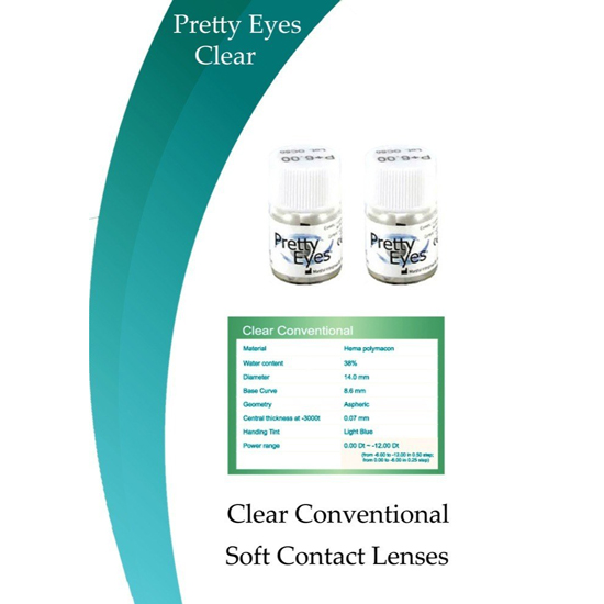لنز طبی سالانه مارشال Pretty Eyes - یک جفت