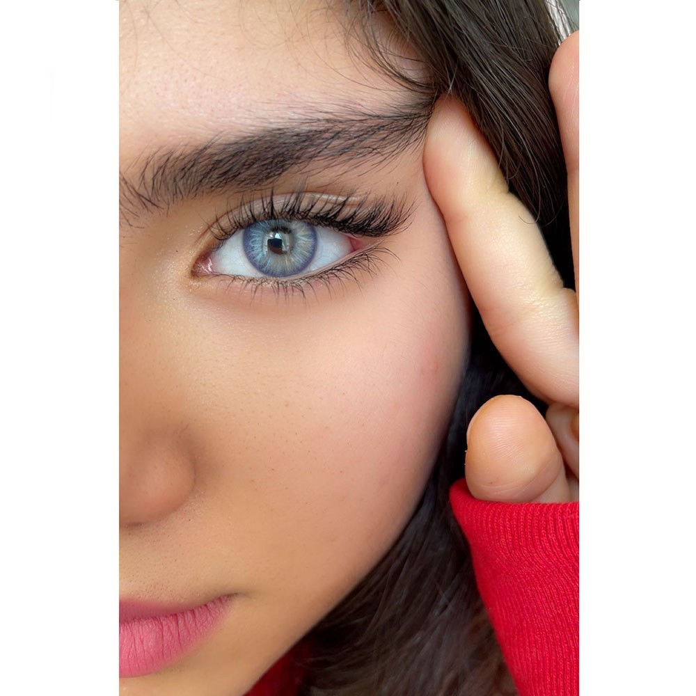 لنز چشم رنگی آبی پنج بعدی رگه نقره ای جورجیا بلو آماندا - Image 2