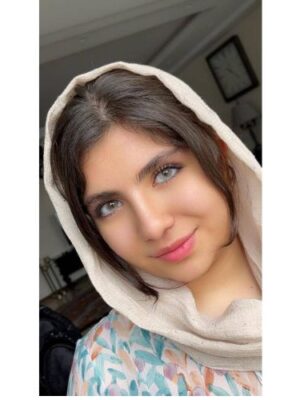 لنز میامی گری آماندا طوسی شیشه ای شاین دار