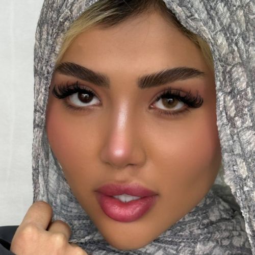 لنز عسلی خاکی بدون دور کافی سلنا