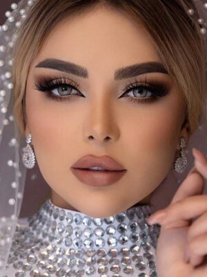 لنز رنگی سلنا عسلی طوسی هازل ماهانه