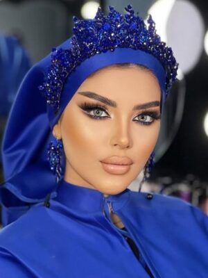 لنز چشم رنگی طوسی رگه دار دور محو هاوایی گری سلنا - Image 2