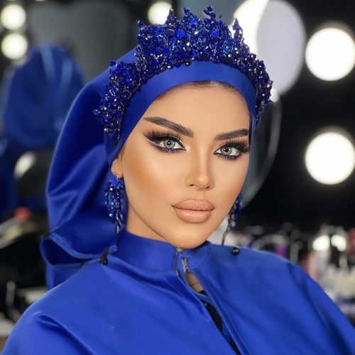 لنز چشم رنگی طوسی رگه دار دور محو هاوایی گری سلنا - Image 2