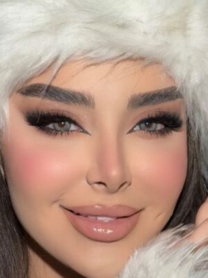 لنز رنگی طوسی خاکستری بافت پنج بعدی آئورورا گری آماندا - Image 2