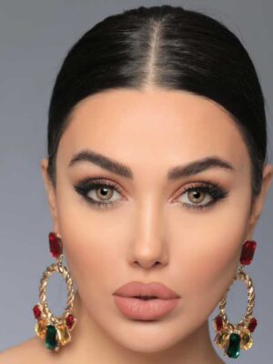 لنز رنگی ایفوریا لاریسا عسلی دوردار