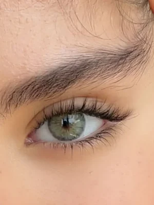 لنز رنگی سلنا طوسی سبز کلوپاترا گری ماهانه