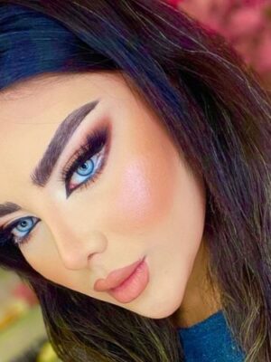 لنز چشم رنگی یخی دوردار لامیا سلنا