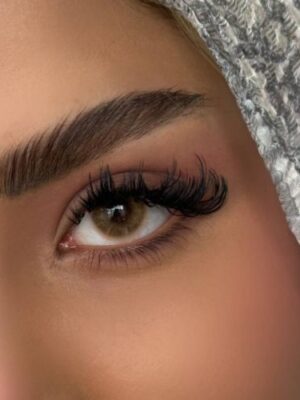 لنز عسلی خاکی بدون دور کافی سلنا