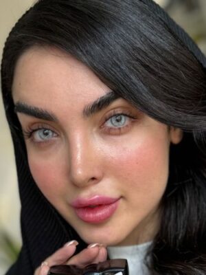 لنز طوسی یخی دور دار لایت گری سلنا