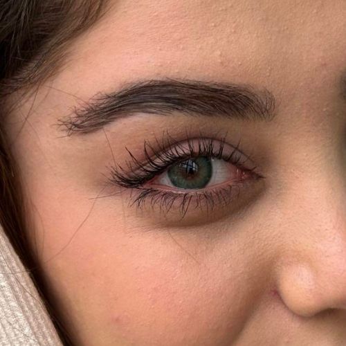 لنز رنگی سبز تیره کینگ گرین آماندا