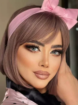 لنز آماندا آلموند گری طوسی روشن بدون دور - Image 3