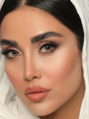 لنز ایفوریا پوکت سبز عسلی دوردار - Image 2