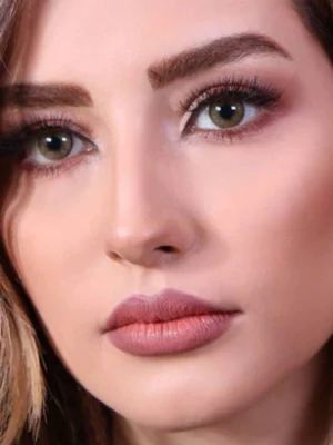 لنز جمستون کلاسیک آمبر تین سبز عسلی دور دار