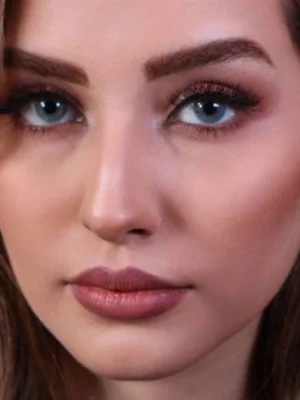 لنز جمستون کول کبالت بلو آبی اقیانوسی بدون دور