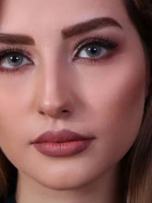لنز جمستون کول اسپرینگ مل سبز عسلی بدون دور