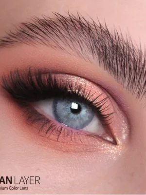 لنز اوربان لایر لاس وگاس اش بلو آبی روشن رگه سبز دور محو - Image 5